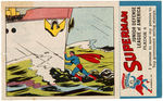 “SUPERMAN” PREMIUM BREAD CARD #16 COMPLETE WITH STAMP.