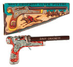 "DAVY CROCKETT" BOXED LINEMAR CLICK PISTOL.