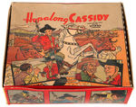 "HOPALONG CASSIDY IN HEART OF THE WEST" BOXED FILM VIEWER.