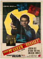 STEVE McQUEEN "BULLITT" ITALIAN MOVIE POSTER.