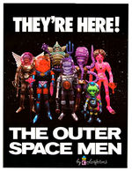 COLORFORMS “OUTER SPACE MEN” RETAILER’S POSTER.