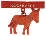 DONKEY THEMED FRANKLIN ROOSEVELT ITEMS INCLUDING RISQUE SPINNER.