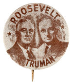 "ROOSEVELT TRUMAN" SCARCE 1944 JUGATE.