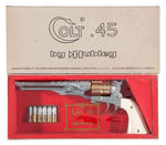 “COLT .45 BY HUBLEY” BOXED REPEATING CAP GUN.