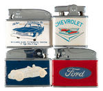 AUTOMOTIVE RELATED GROUP OF SEVEN PROMO LIGHTERS.