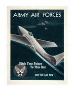 "ARMY AIR FORCES" RECRUITING POSTER.