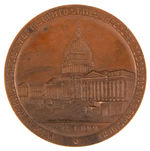 McKINLEY 1900 BEAUTIFUL BRONZE OFFICIAL INAUGURAL MEDAL.