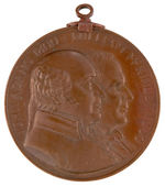 JOHN ADAMS/McKINLEY 1900 BRONZE MEDAL FOR CAPITOL IN D.C. 100TH YEAR.