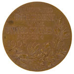 "THEODORE ROOSEVELT" OFFICIAL 1905 INAUGURAL MEDAL.