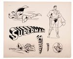 "SUPERMAN" MERCHANDISERS GUIDE SHEET.