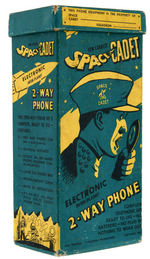 "TOM CORBETT SPACE CADET ELECTRONIC INTER-PLANET 2-WAY PHONE" BOXED WALKIE TALKIE SET.