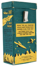 "TOM CORBETT SPACE CADET ELECTRONIC INTER-PLANET 2-WAY PHONE" BOXED WALKIE TALKIE SET.