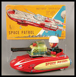 "BATTERY OPERATED SPACE PATROL" MANNED SPACECRAFT.