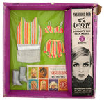 "TWIGGY" BOXED DOLL & FASHIONS SET.