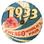 “1933 A CENTURY OF PROGRESS CHICAGO WORLD’S FAIR” PARASOL.