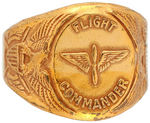 CAPTAIN MIDNIGHT “FLIGHT COMMANDER” SCARCE EARLY RING IN SUPERB CONDITION.