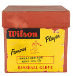 BROOKLYN DODGER'S PITCHER PREACHER ROE "WILSON BASEBALL GLOVE" BOX.