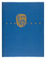 "BUILDING THE WORLD OF TOMORROW NEW YORK WORLD'S FAIR 1939" LARGE HARDCOVER PROMOTIONAL BOOK.