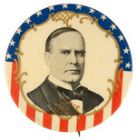 McKINLEY LARGE 1900 CAMPAIGN BUTTON.