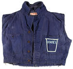 DIXIE CUP COMPANY FACTORY WORKERS DENIM VEST.