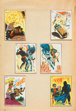 "BATMAN" RARE & COMPLETE PICTURE CARD ALBUM FROM PERU.