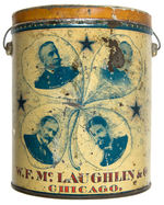 “COMMODORE COFFEE” TIN WITH SPANISH AMERICAN WAR HEROES.