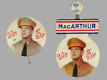 "WIN OR DIE" MacARTHUR TAB & BUTTON.