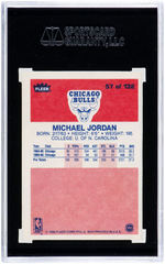 1986-87 FLEER MICHAEL JORDAN ROOKIE CARD SGC 86 NM+ 7.5.