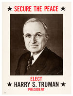 TRUMAN AND BARKLEY MATCHING 1948 CAMPAIGN POSTERS.