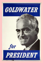 "GOLDWATER FOR PRESIDENT" ONE-SHEET POSTERS.