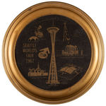 SEATTLE WORLD'S FAIR 1962 PLATES/TRAY NINE PIECE LOT.