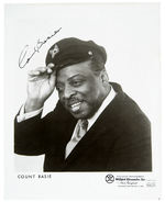 “COUNT BASIE” AUTOGRAPHED PHOTOS/CANDID PHOTOS/PROGRAM/TICKET STUB LOT.