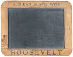 "A CLEAN SLATE WITH ROOSEVELT" 1932 ACTUAL SLATE FOR CHALK USE.