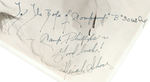 "TO THE BOYS OF COMPANY B 301ST CAMP PHILLIPS GOOD LUCK! DINAH SHORE" WWII AUTOGRAPHED PHOTO.