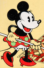 "CONGOLEUM GOLD SEAL RUG" STORE SIGN FEATURING MINNIE MOUSE.