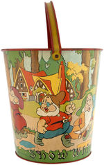 "SNOW WHITE AND THE SEVEN DWARFS" LARGE SAND PAIL.