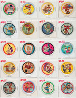 "BULLWINKLE TRADING COINS" COMPLETE PREMIUM SET OF 60.