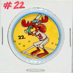 "BULLWINKLE TRADING COINS" COMPLETE PREMIUM SET OF 60.