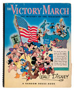 "WALT DISNEY THE VICTORY MARCH/THE MYSTERY OF THE TREASURE CHEST" HARDCOVER.