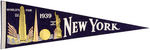 "NEW YORK WORLD'S FAIR" 1939-1940 PENNANT LOT.