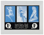 "NEW ART PORTRAITS" PIN-UP EXHIBIT CARDS & VENDING MACHINE SIGN.