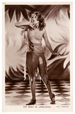 FAY WRAY “KING KONG” REAL PHOTO POSTCARD.