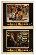 "THE LONE RANGER" LOBBY CARD SET.