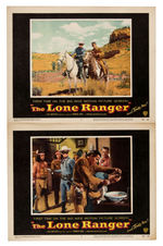 "THE LONE RANGER" LOBBY CARD SET.