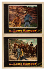 "THE LONE RANGER" LOBBY CARD SET.