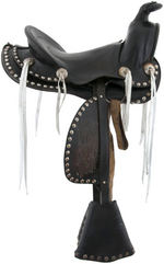 "THE LONE RANGER" LEATHER PONY SADDLE.