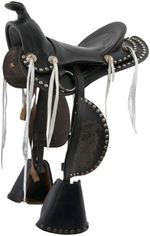 "THE LONE RANGER" LEATHER PONY SADDLE.