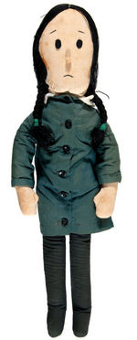 "THE ADDAMS FAMILY" WEDNESDAY ADDAMS DOLL.