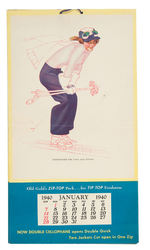 OLD GOLD CIGARETTES 1949 PETTY CLASSIC PIN-UP CALENDAR.