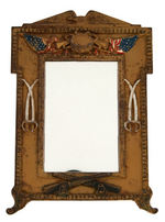 SPANISH-AMERICAN WAR MILITARY THEME FRAME.